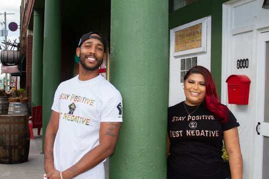 Stay Positive Test Negative "Black History" T-Shirt