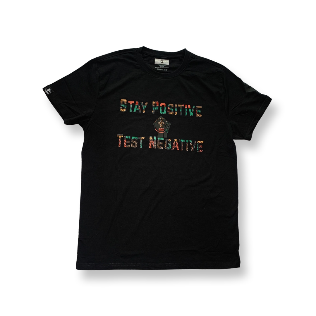 Stay Positive Test Negative "Black History" T-Shirt